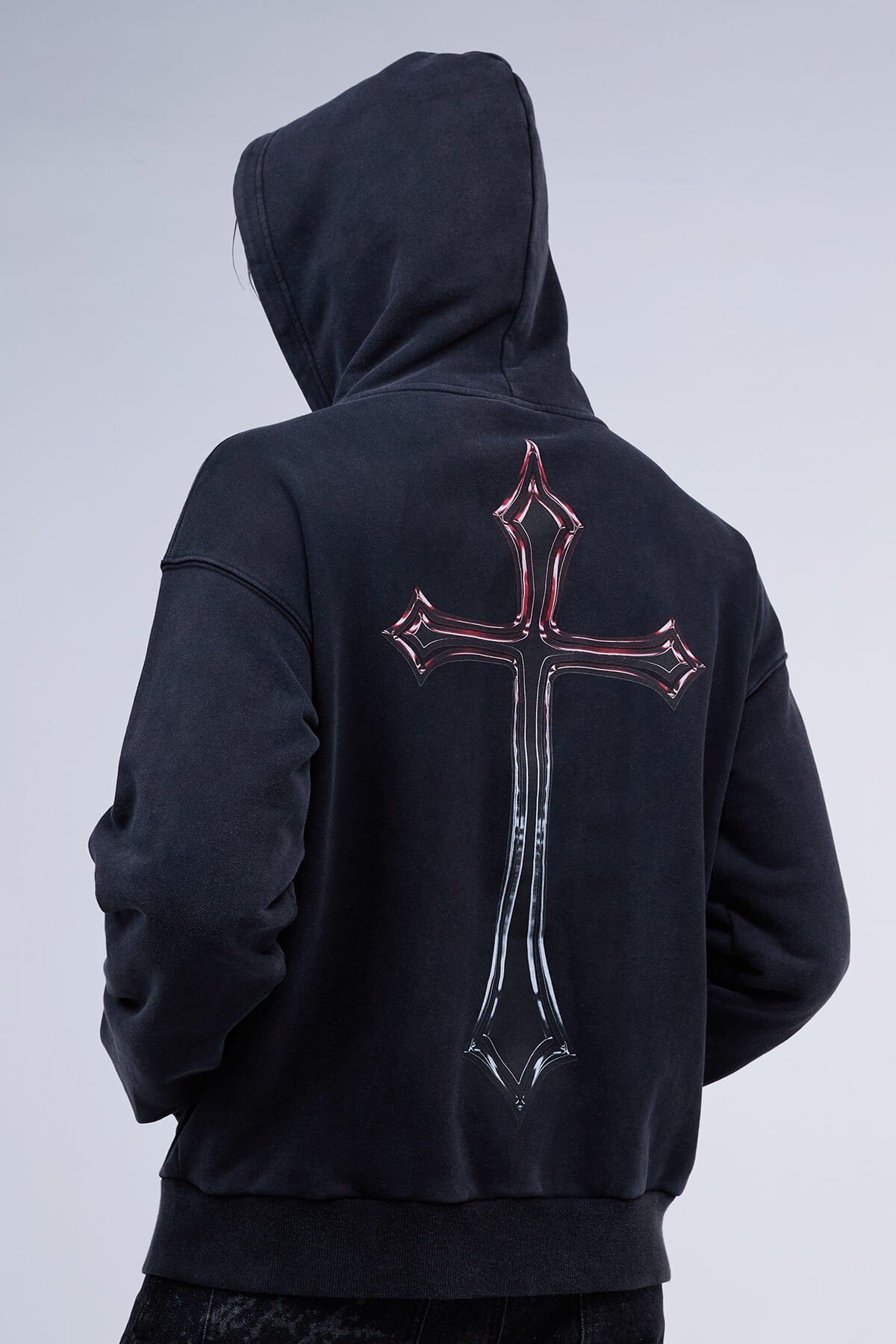 Cross Zip Hoodie