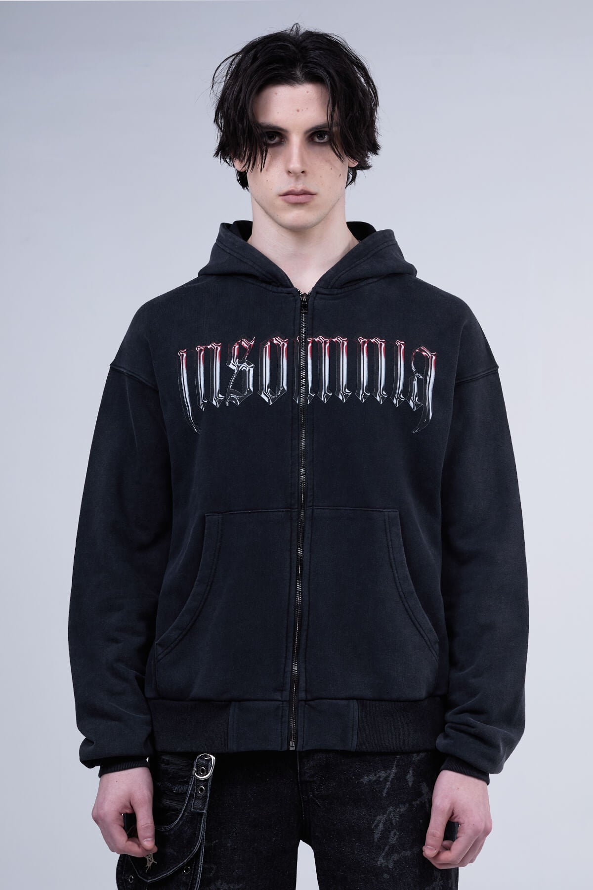 Cross Zip Hoodie