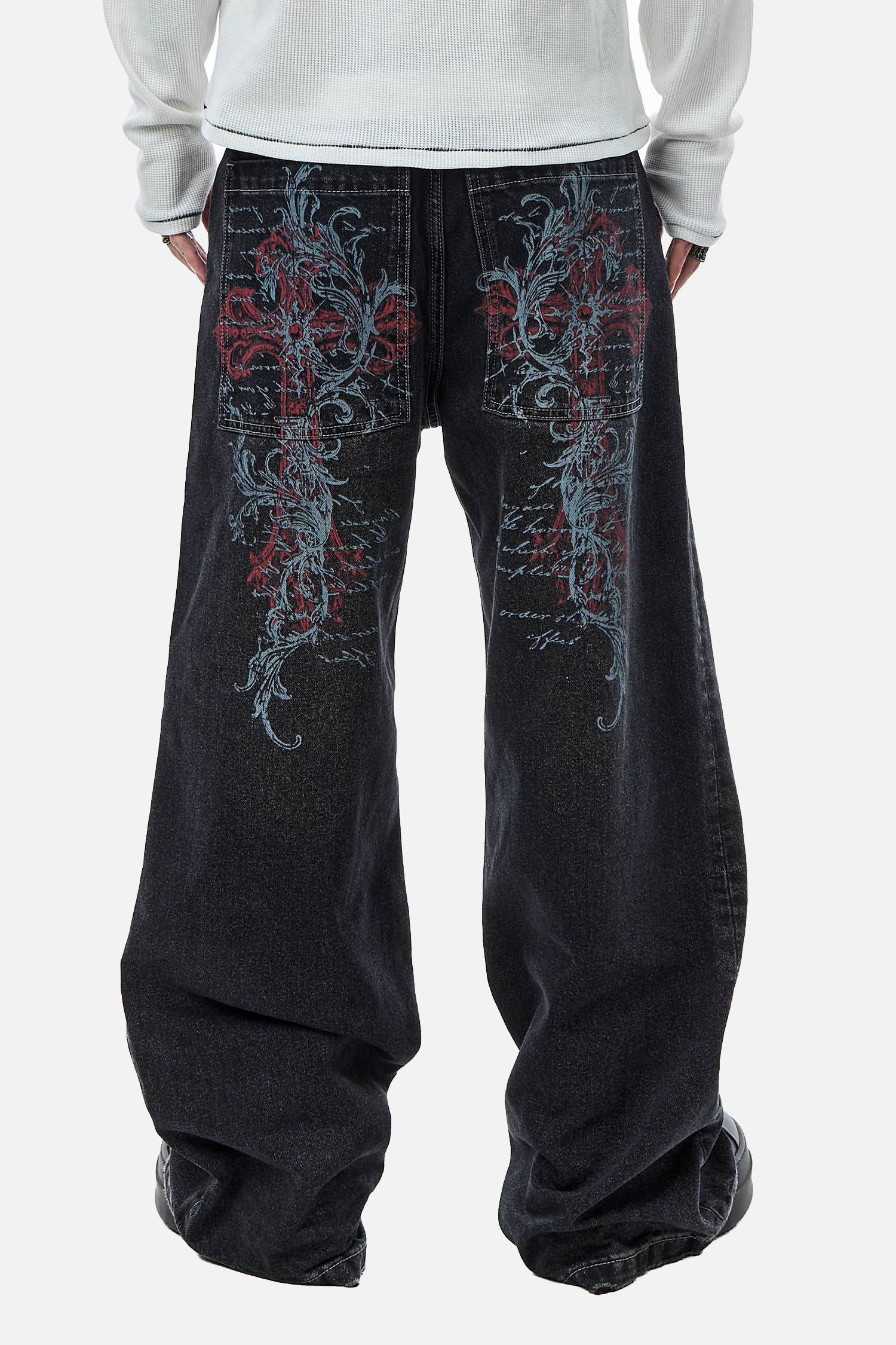 Excellent condition Denim Heads 351N black denim W38L28