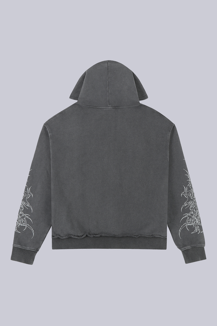 Black Cathedral V2 Zip Hoodie
