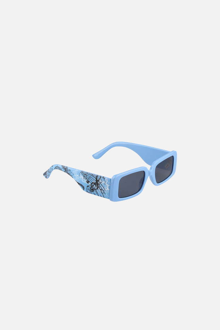 Blue Note Glasses, angled view from the other side