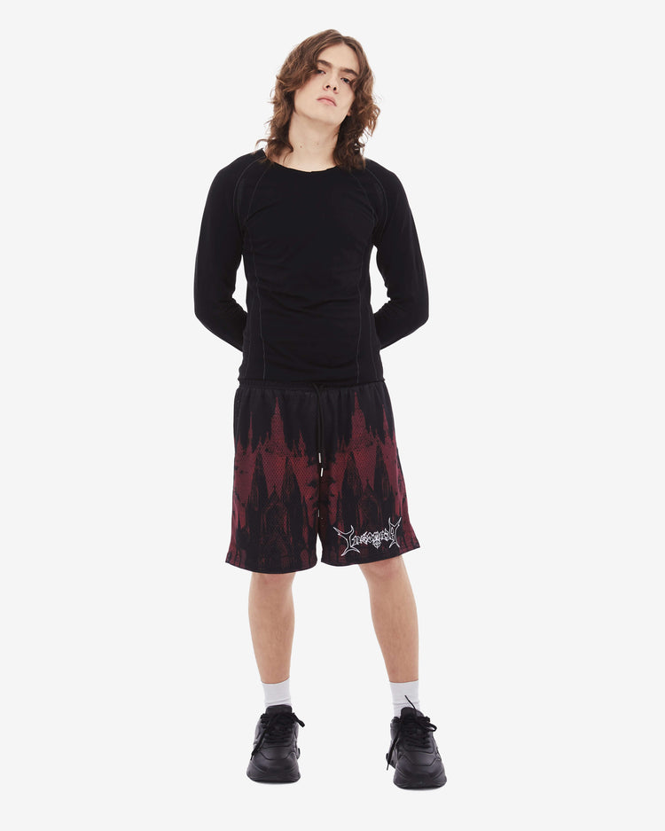 Red Cathedral Shorts