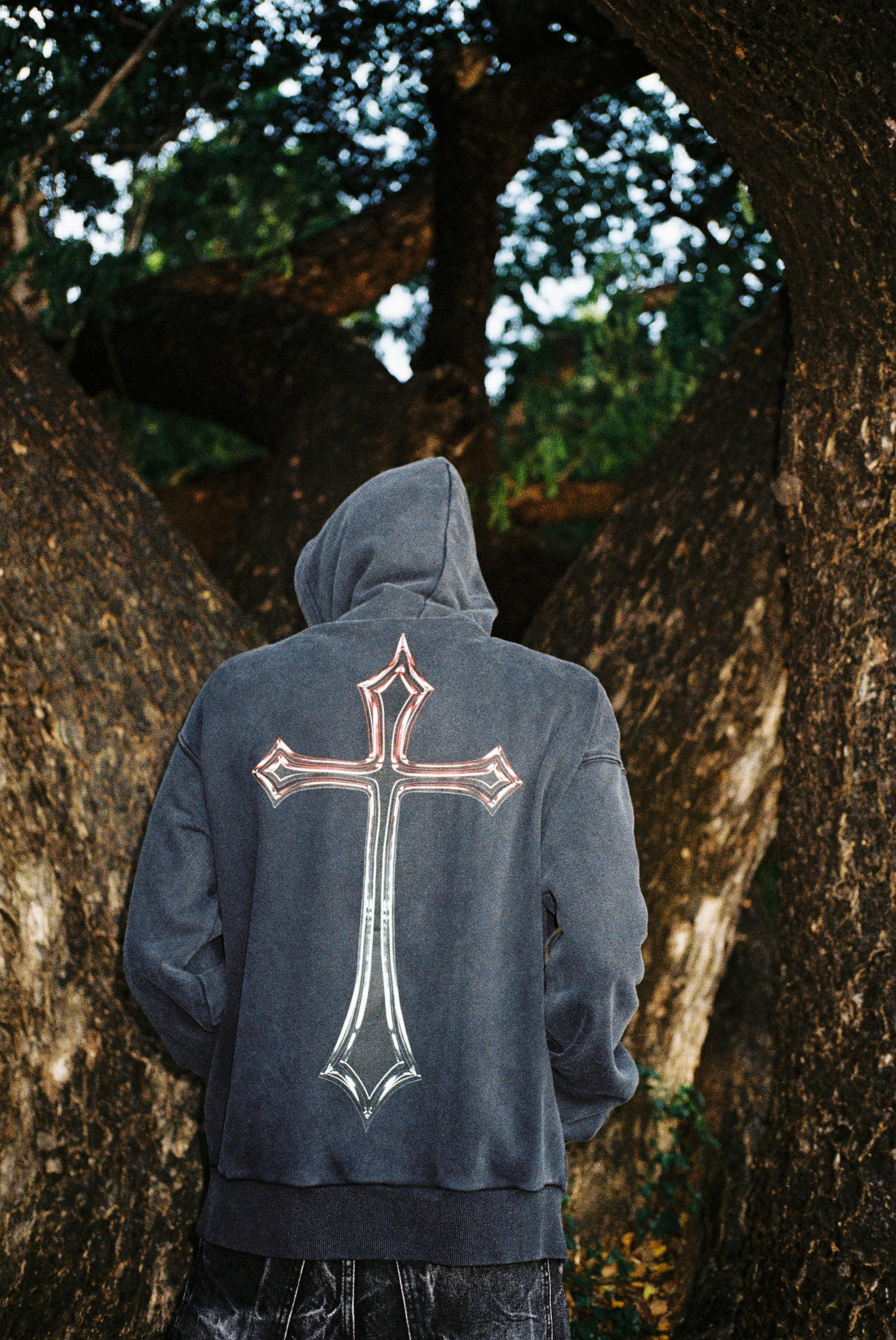 Cross Zip Hoodie