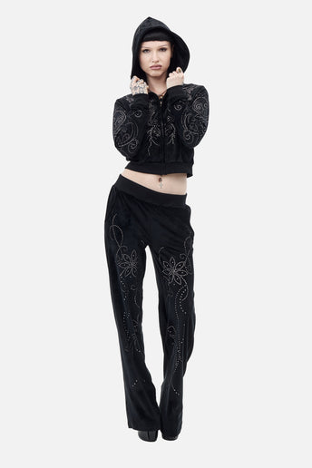 Velour Flutter Hoodie