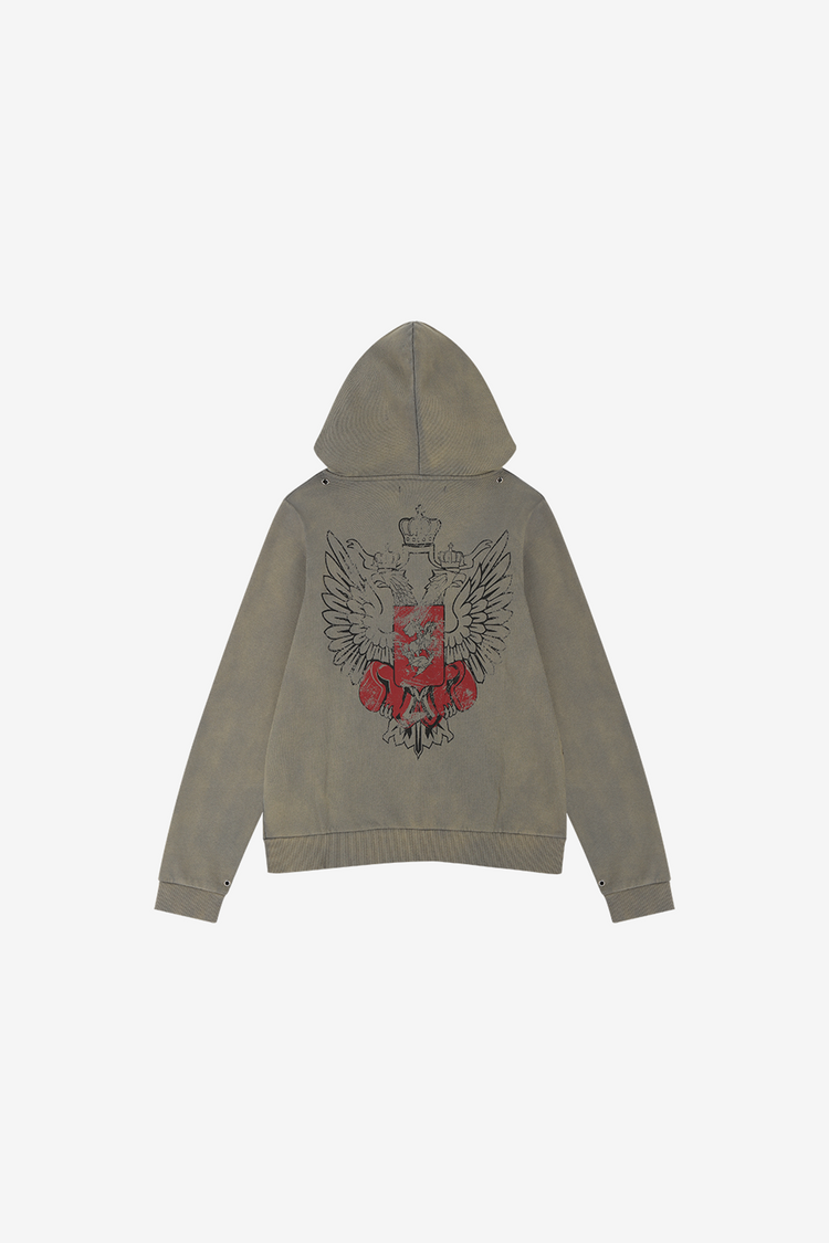 Crest Slim Zip Hoodie