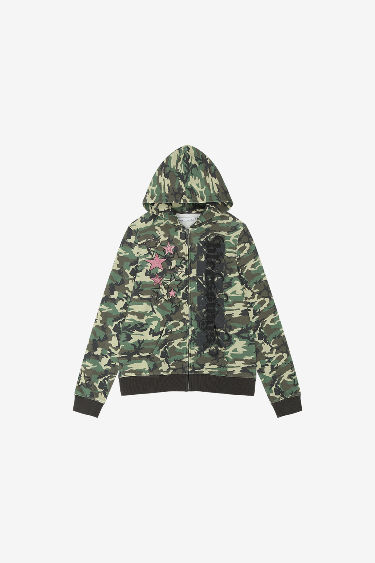 Camo Crush Slim Zip Hoodie