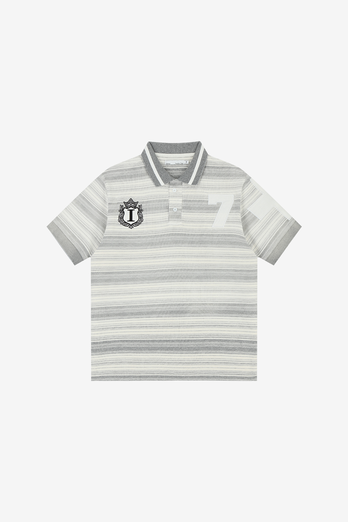 Striped Crest Polo