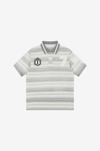 Striped Crest Polo