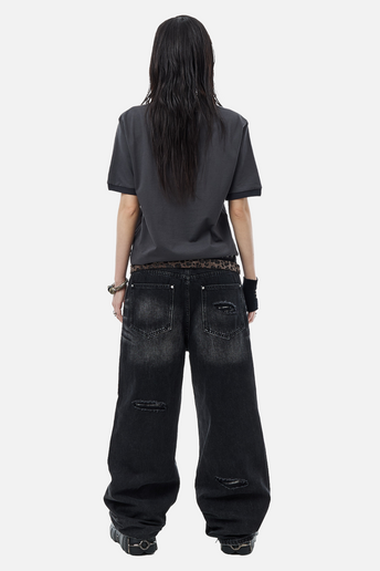 Plaid Patch Outlaw Denim