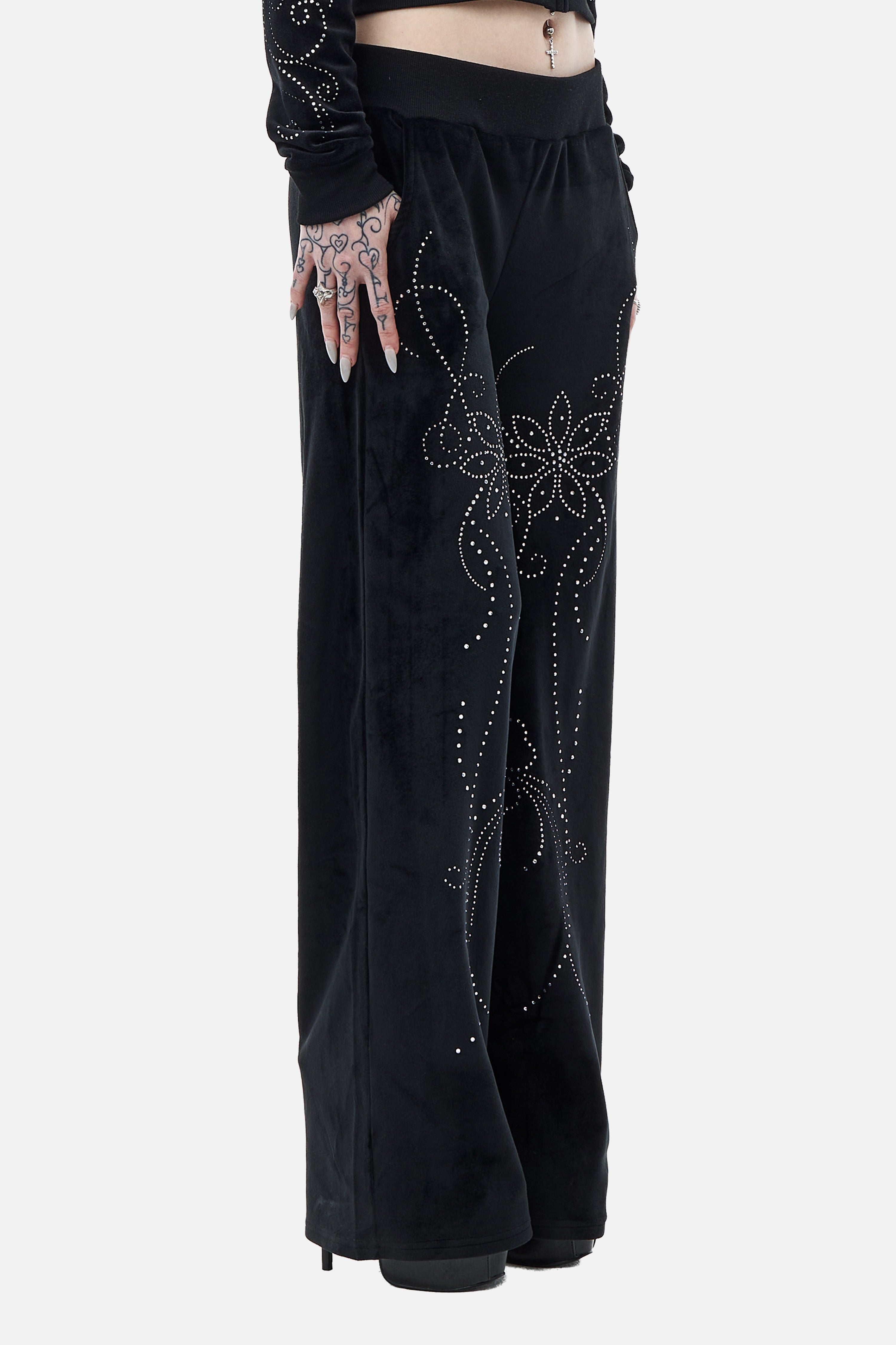 Velour Flutter Sweatpants