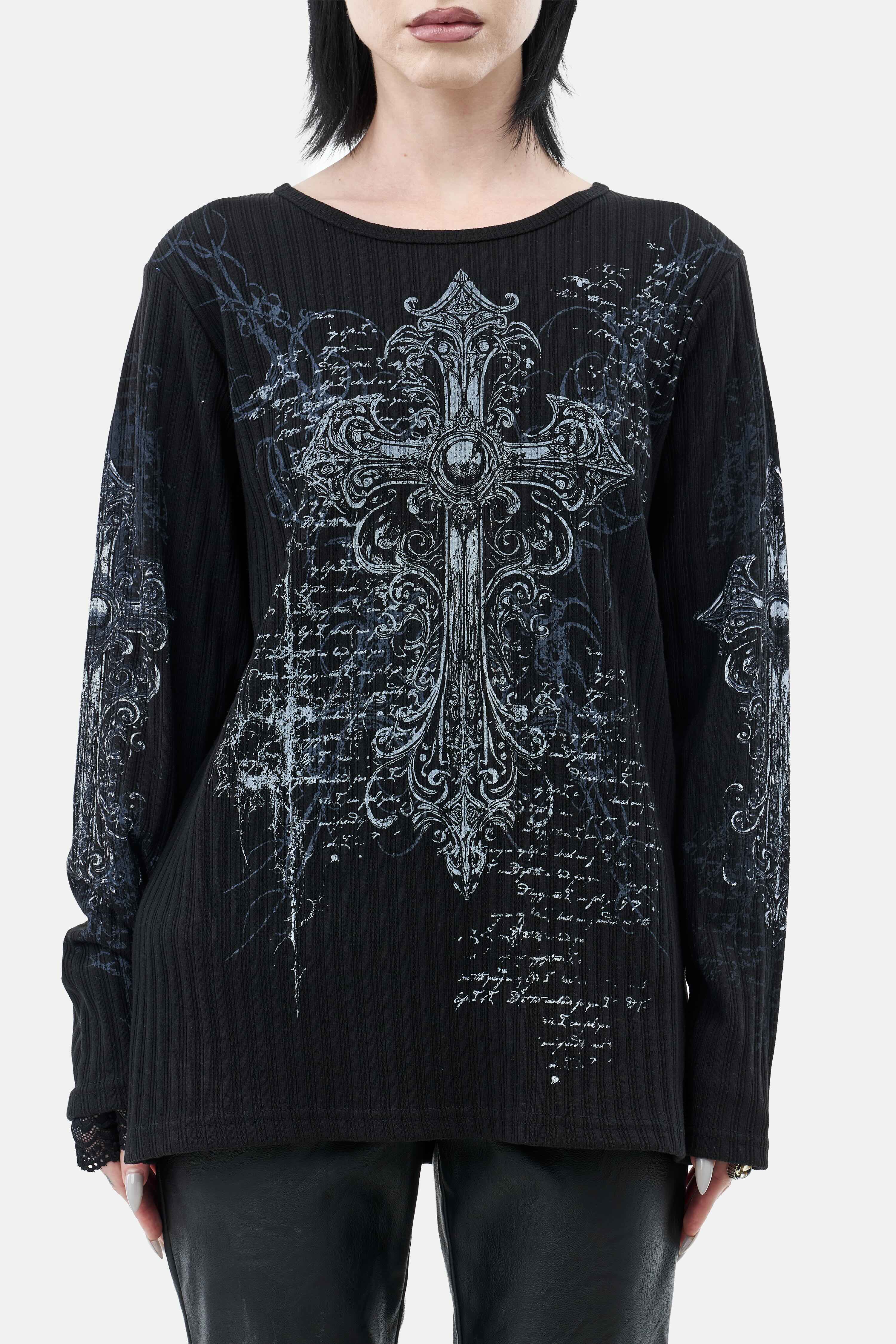 Scripture Ribbed Long Sleeve