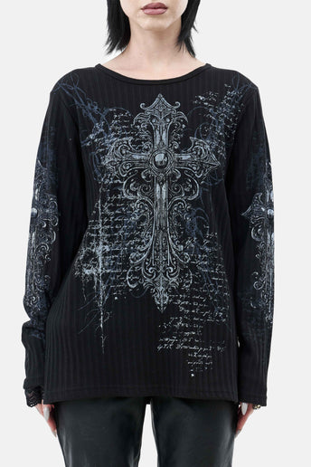 Scripture Ribbed Long Sleeve
