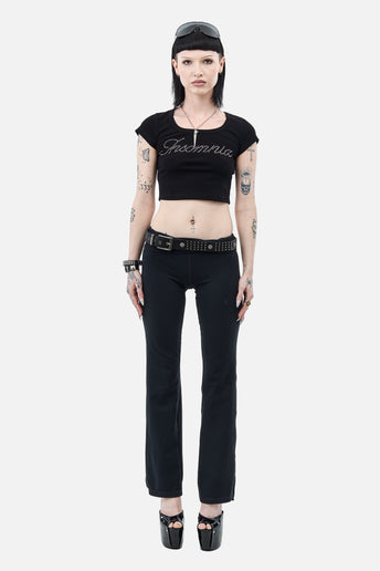 Rhinestone Cursive Tee