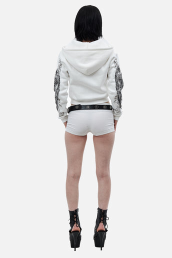 White Elegance Hoodie