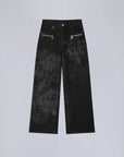 Black Scripture Denim