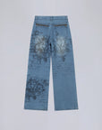 Blue Scripture Denim