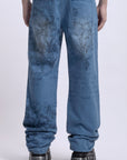 Blue Scripture Denim