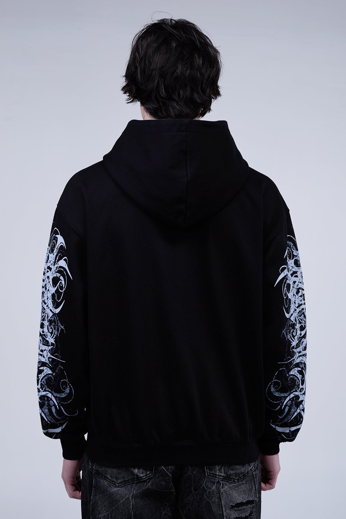 Black Eclipse Zip Hoodie