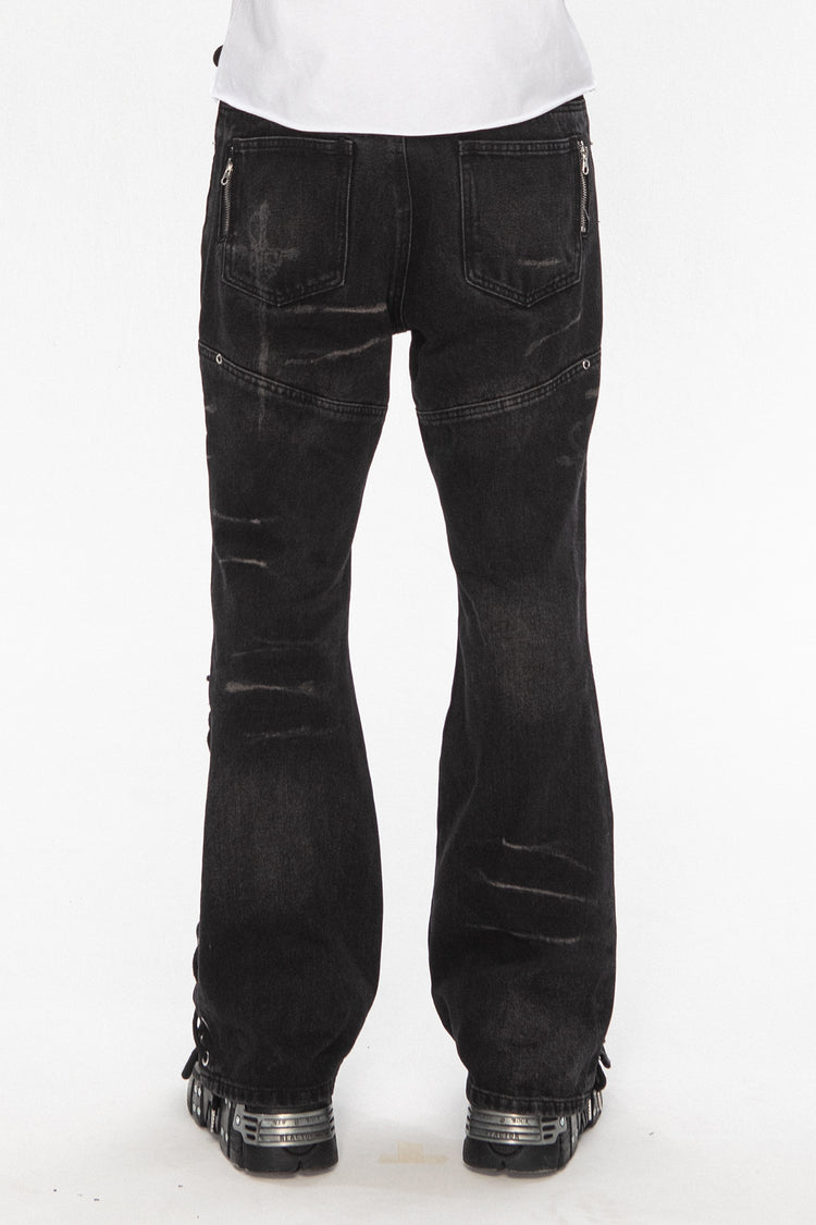 Dagger Flared Denim