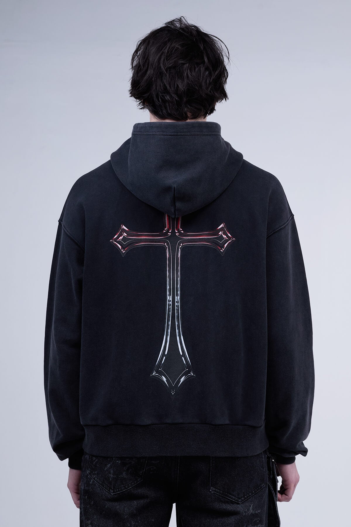 Cross Zip Hoodie