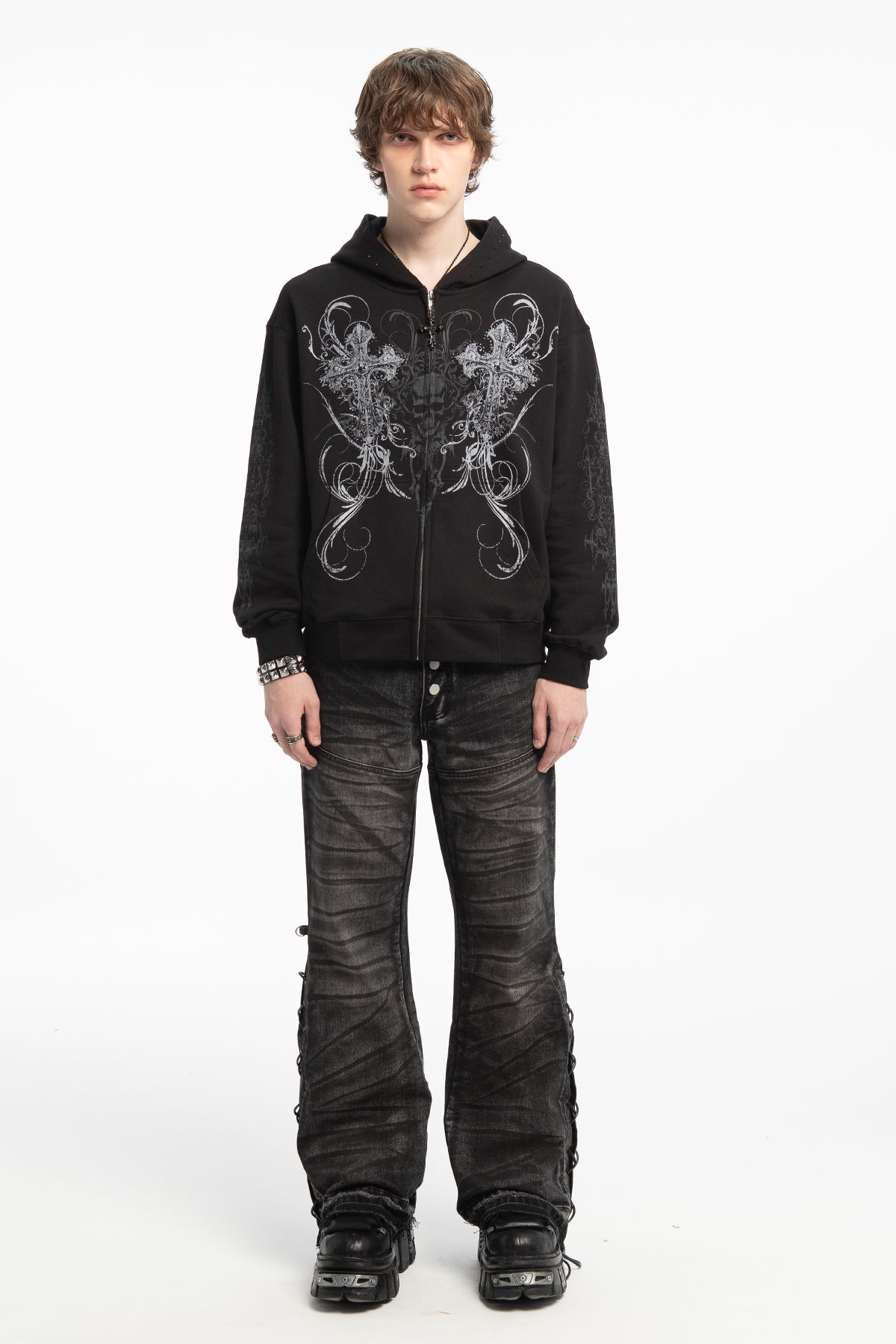 Black Striped Tiger Rogue Denim