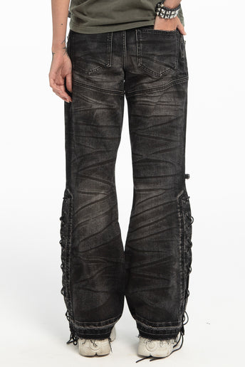Black Striped Tiger Rogue Denim