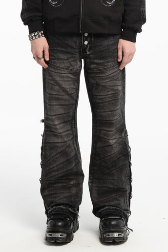 Black Striped Tiger Rogue Denim