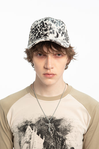 White Cheetah Cap