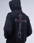 Cross Zip Hoodie