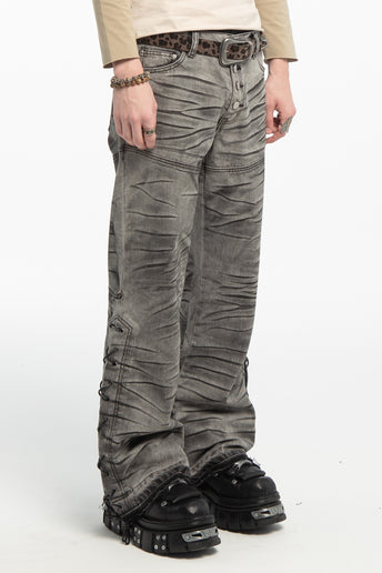 Gray Striped Tiger Rogue Denim
