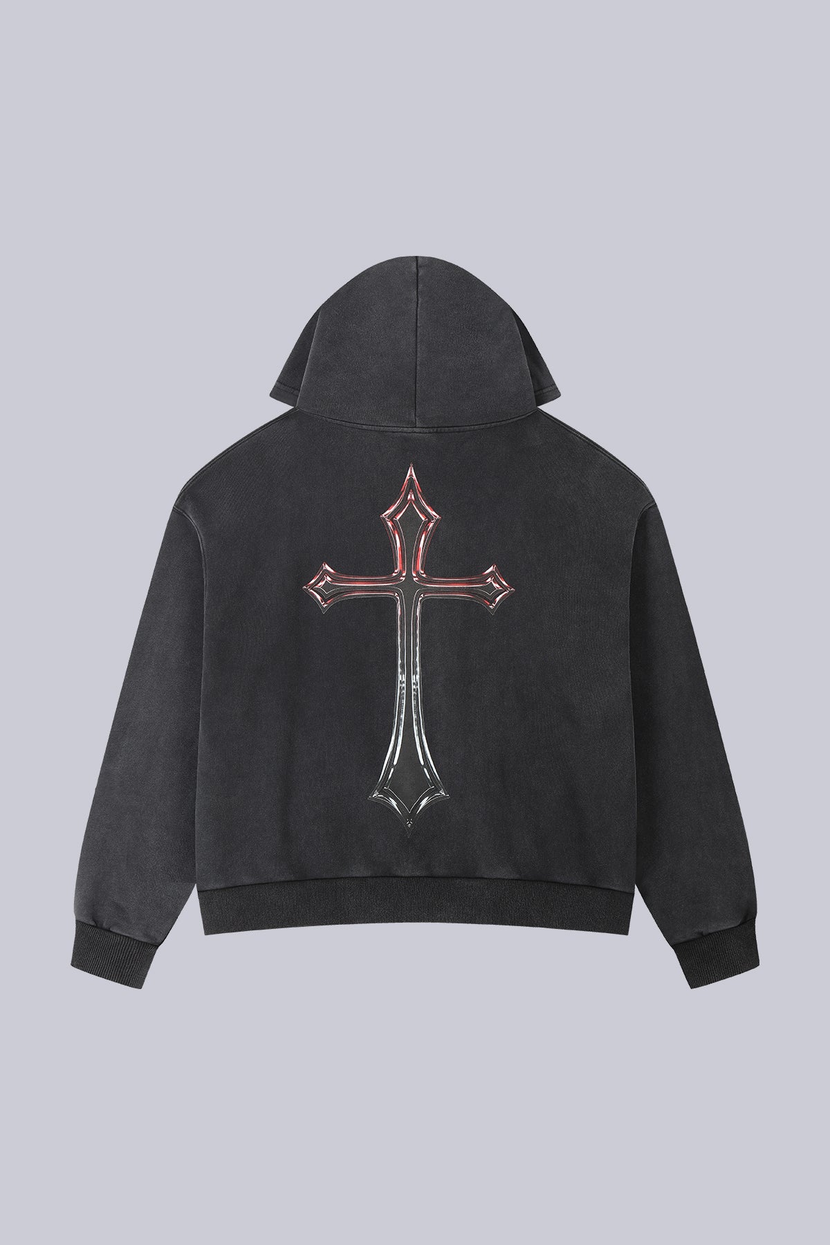 Cross Zip Hoodie