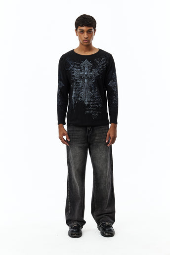 Scripture Ribbed Long Sleeve