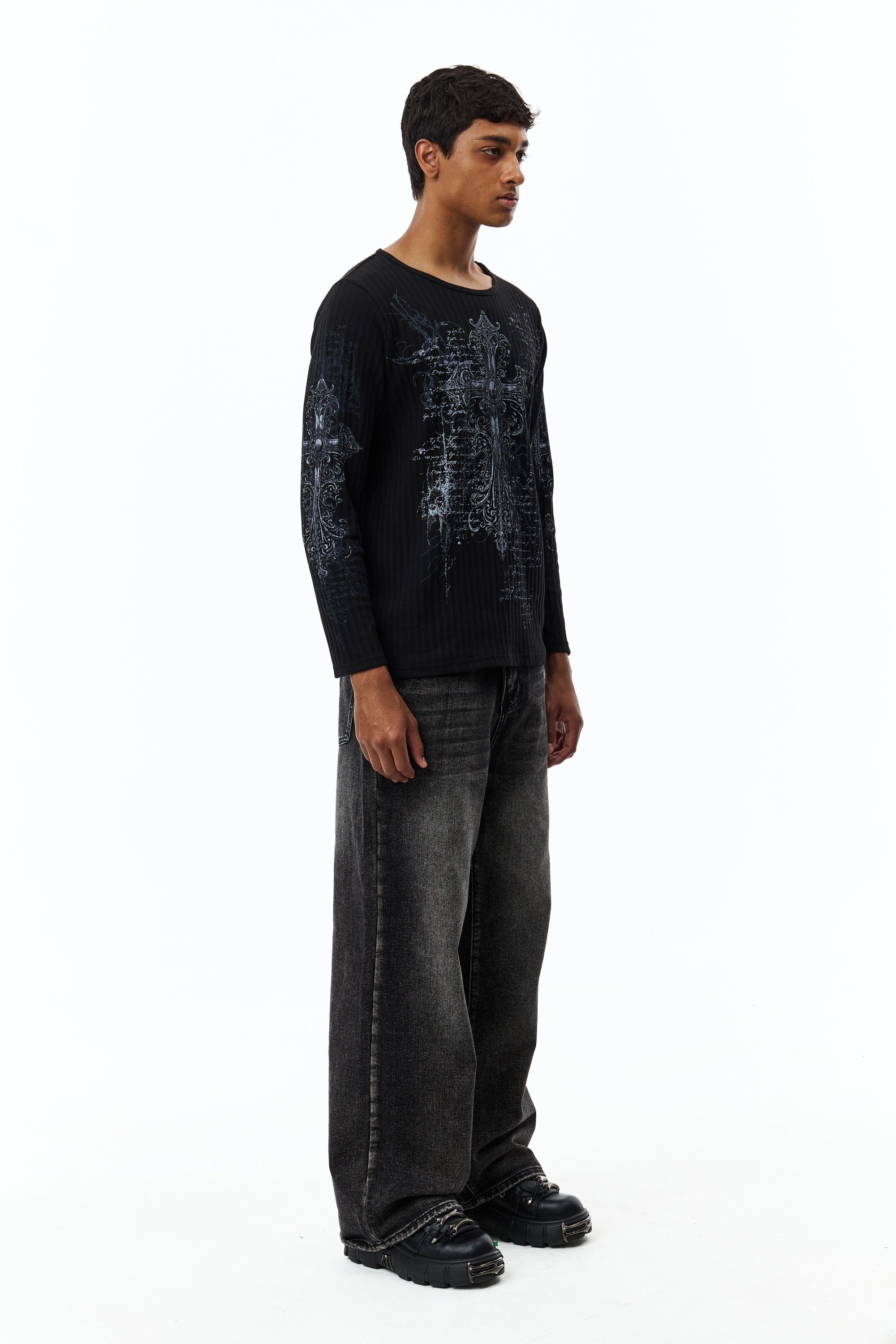 Scripture Ribbed Long Sleeve