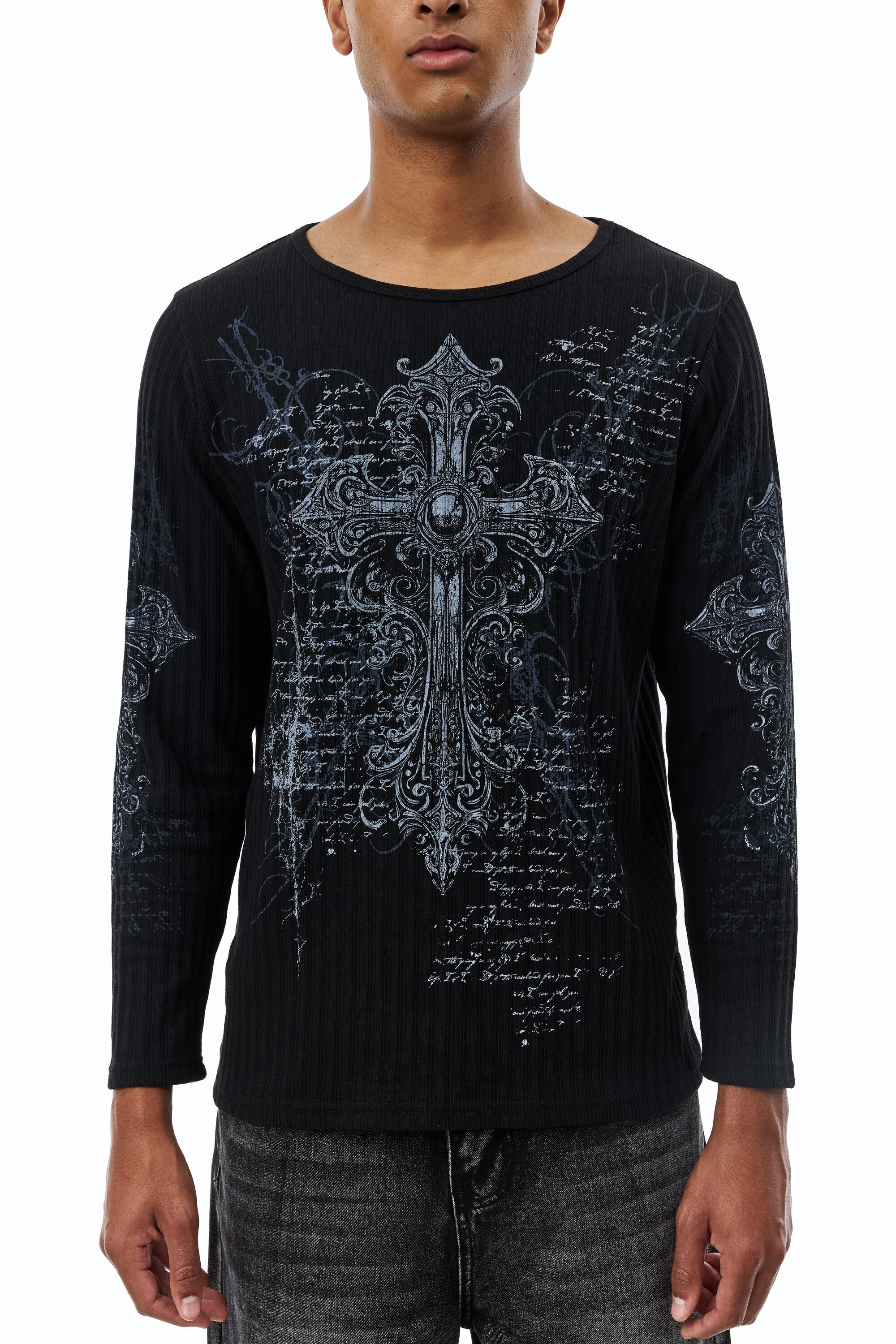 Scripture Ribbed Long Sleeve