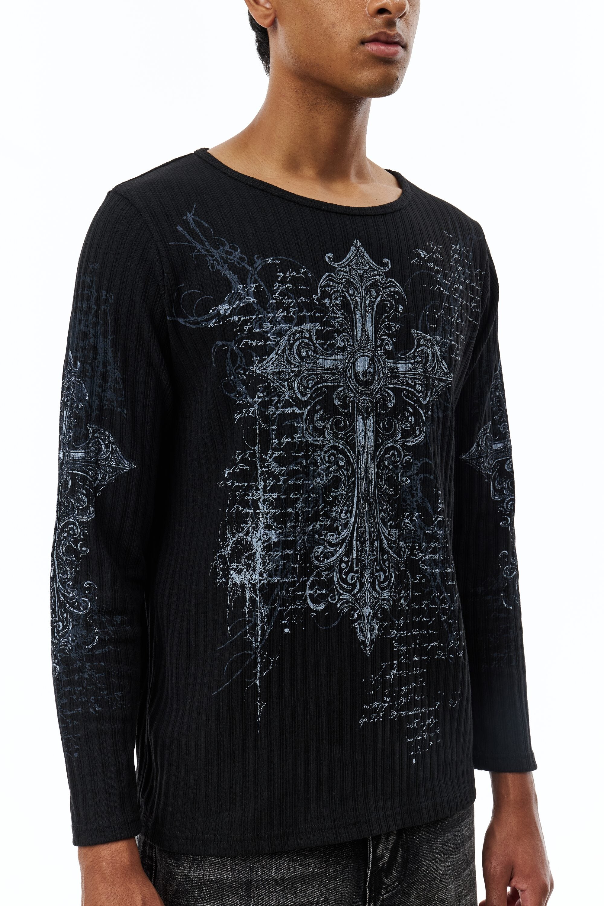 Scripture Ribbed Long Sleeve