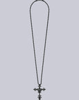 Black Cross Necklace