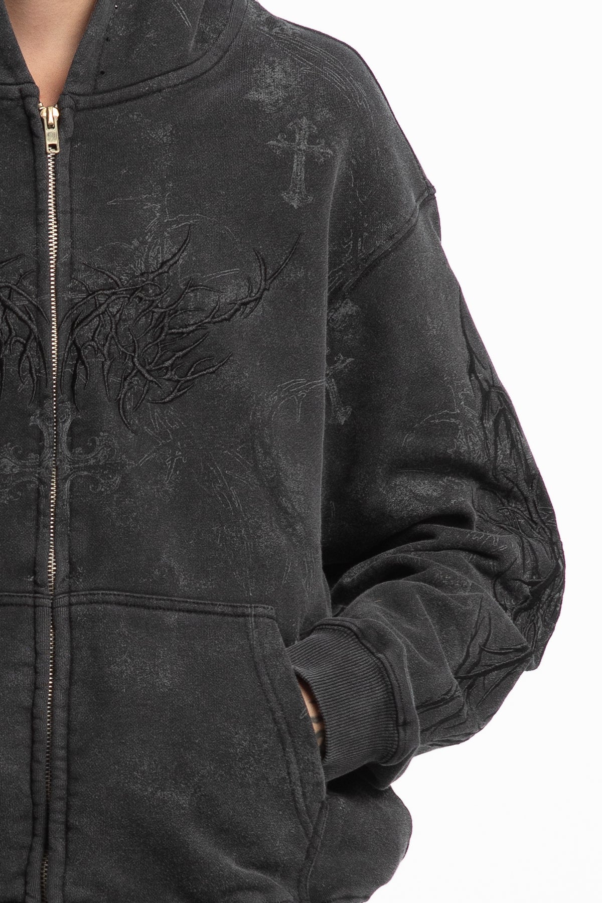 Tonal Tribal Hoodie