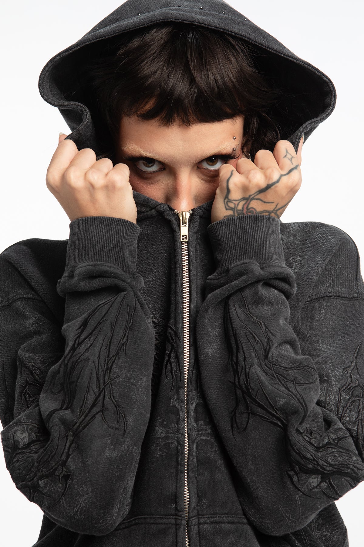 Tonal Tribal Hoodie