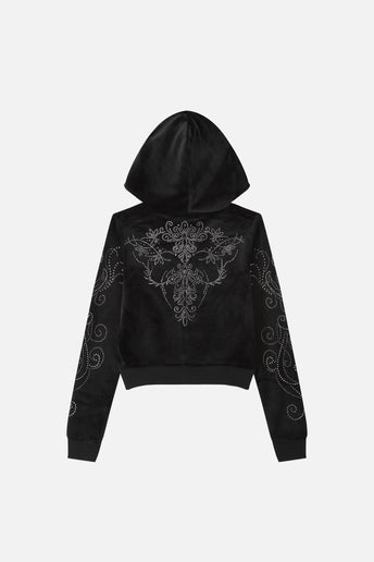 Velour Flutter Hoodie