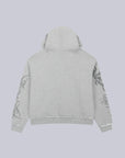 Gray Sigil Zip Hoodie