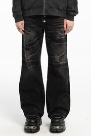 Whiskered Black Rogue Denim