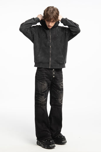 Whiskered Black Rogue Denim