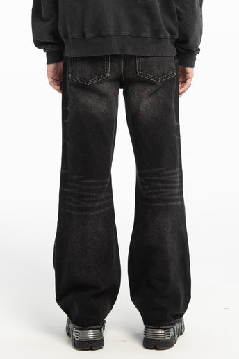 Whiskered Black Rogue Denim