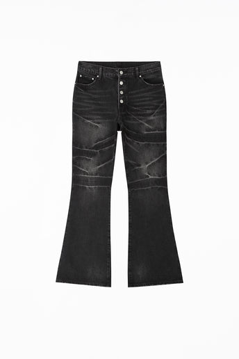 Whiskered Black Rogue Denim