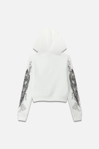 White Elegance Hoodie
