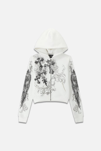 White Elegance Hoodie