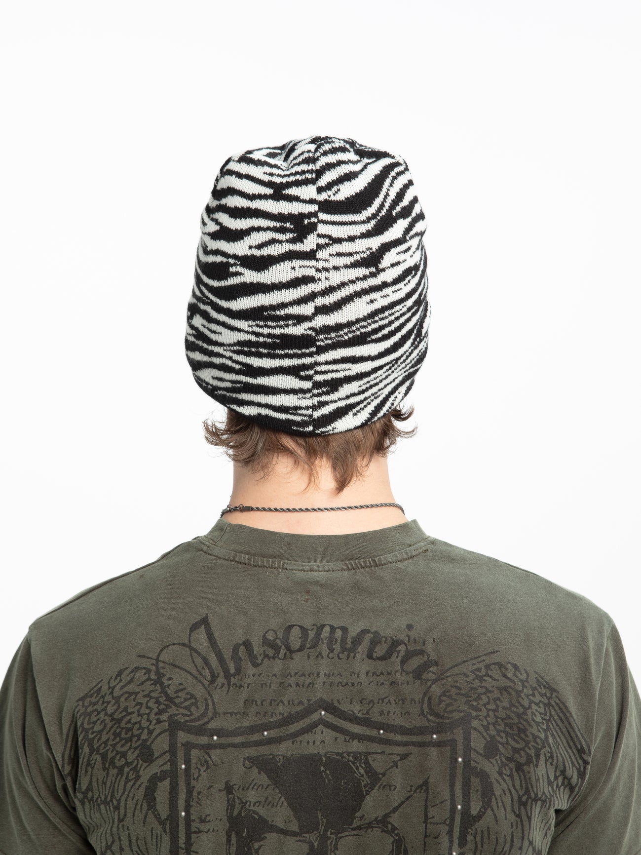 White Tiger Beanie