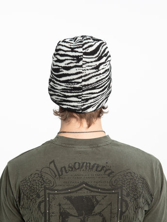 White Tiger Beanie