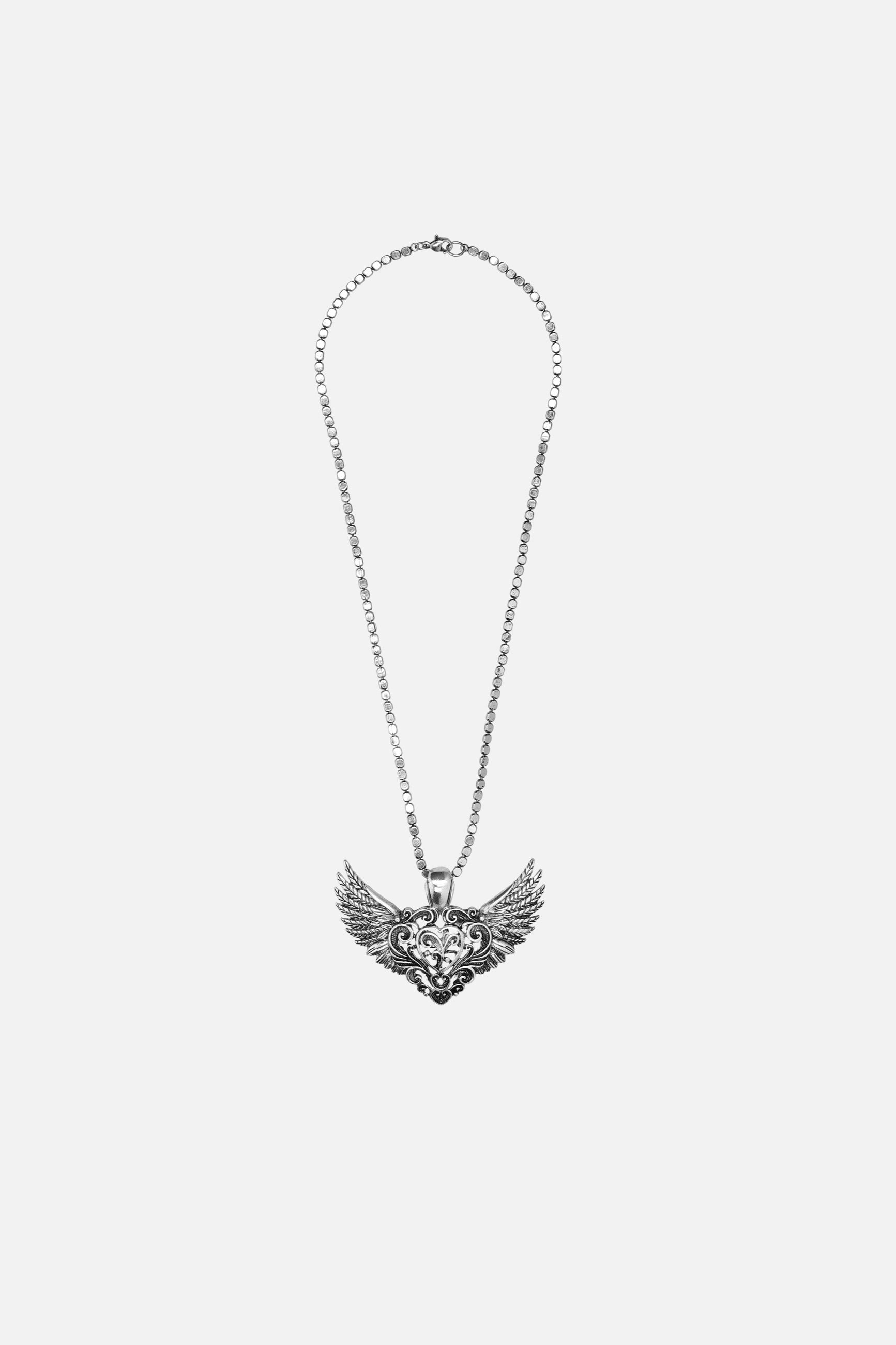 Wings Necklace winged heart pendant