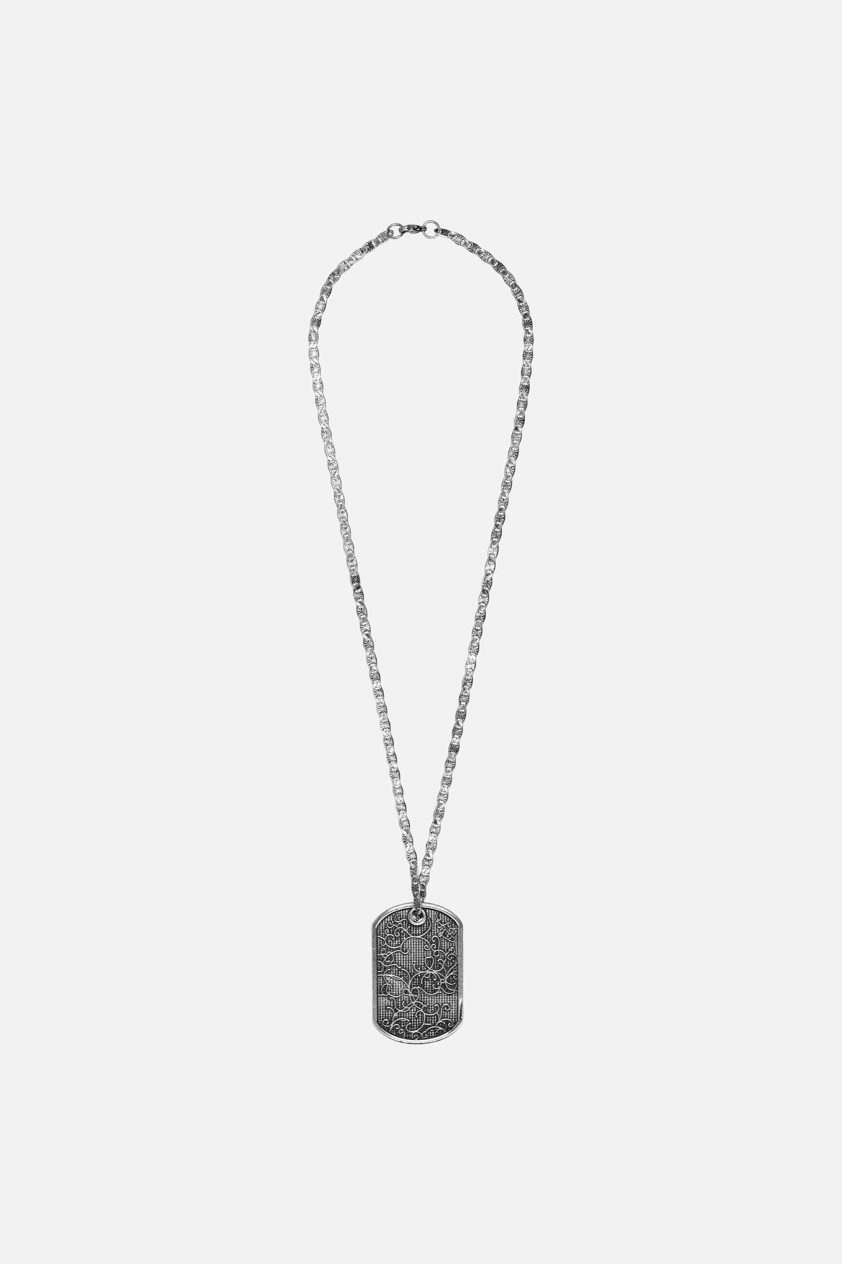 Wings Dog Tag Necklace back